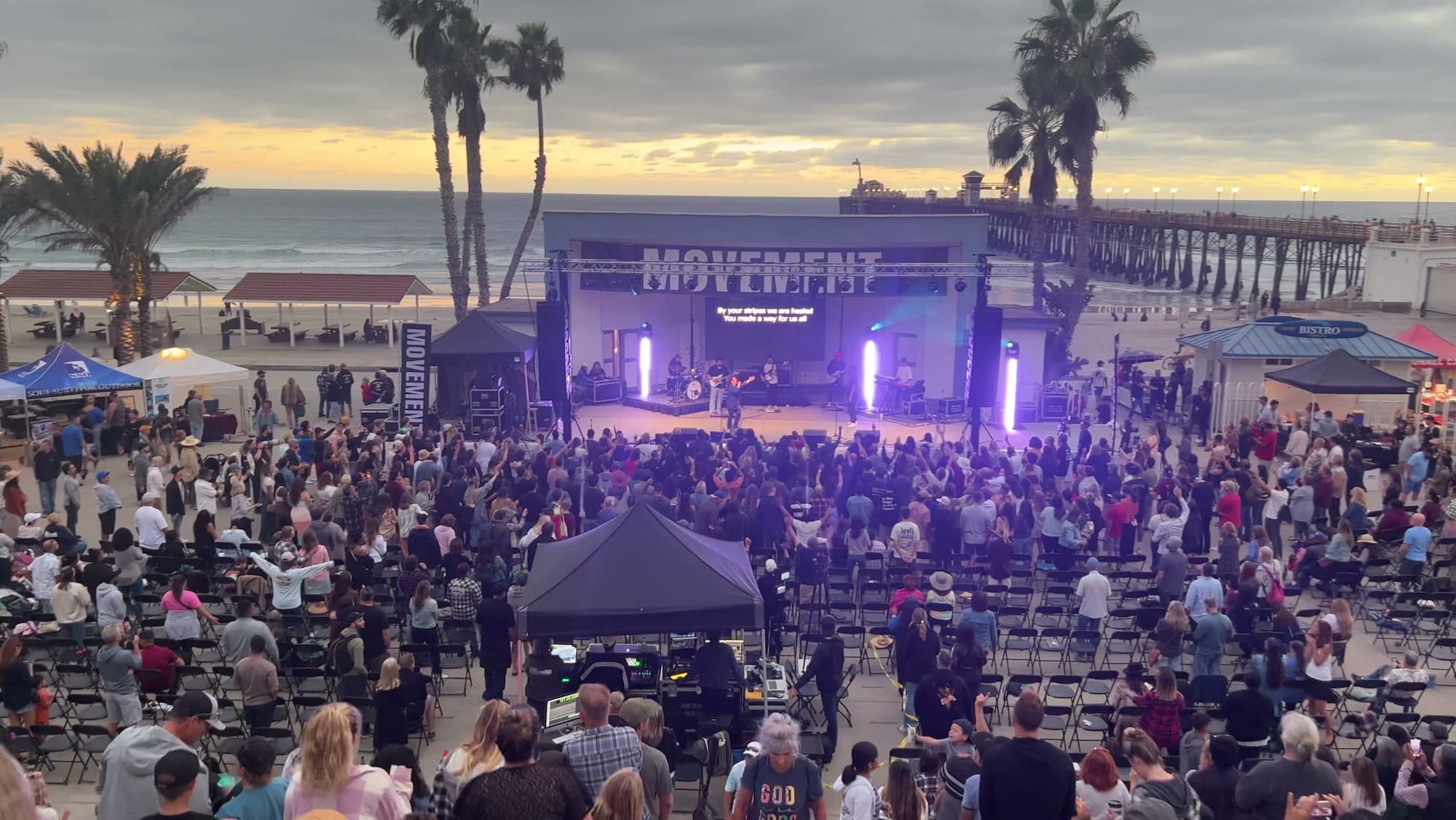 Worship where the pier meets the sunset — MOVEMENT, Oceanside